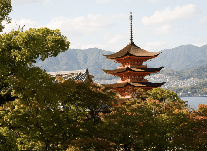 画像：宮島風景