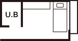 シングルルーム間取り図