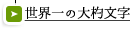 世界一の大杓文字