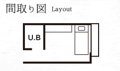 シングルルーム間取り図